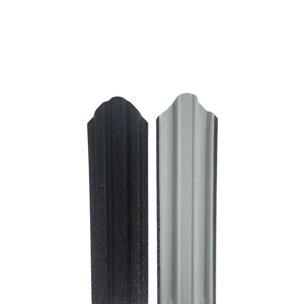 - sipca metalica gard ral 9005 negru sticlos